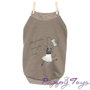 Dogpose Honden T-Shirt Ballerina — Olijfgroen