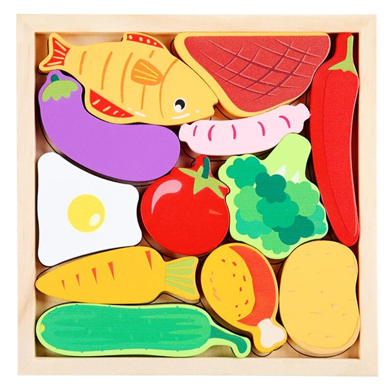 Woods™ - Wie past de vormen in de lijst? - Vormen puzzel (2+1 GRATIS) - Afbeelding 9